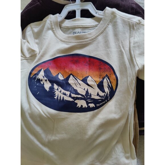 Bearpaw Corduroy Jacket Boy's 3-piece Set W LS Top Joggers 2T NWT - Picture 4 of 10